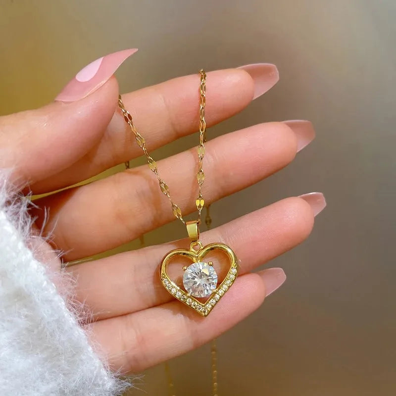 Golden Heart Necklace