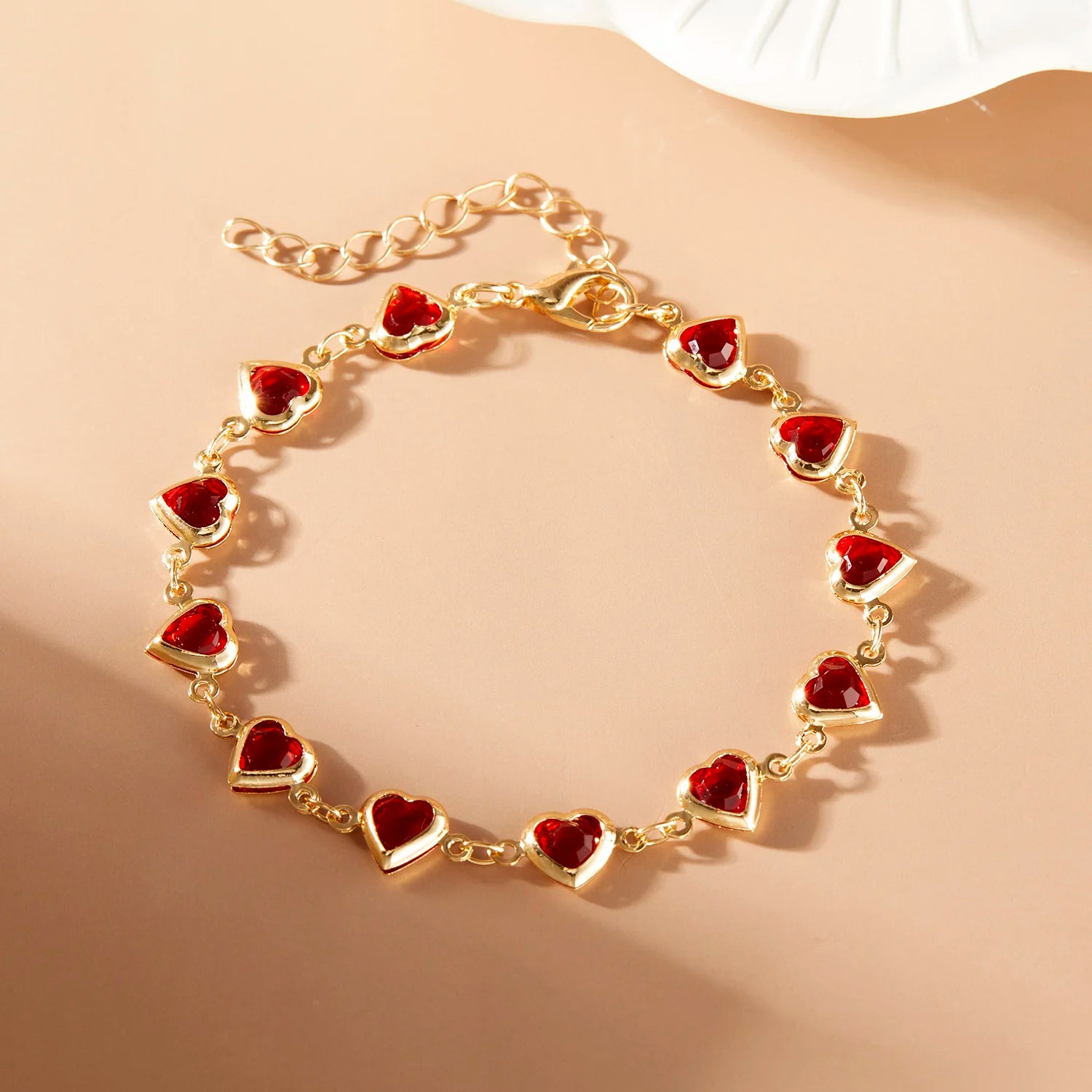 HeartLink Charm Bracelet  Trendy Fashion Jewelry for Women