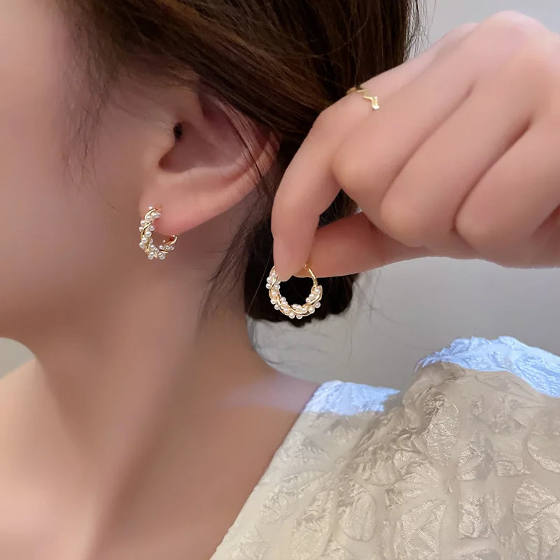 Elegant Pearl Earrings