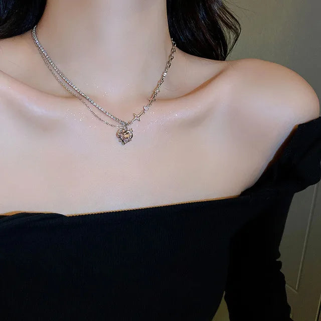 Mood Heart Choker