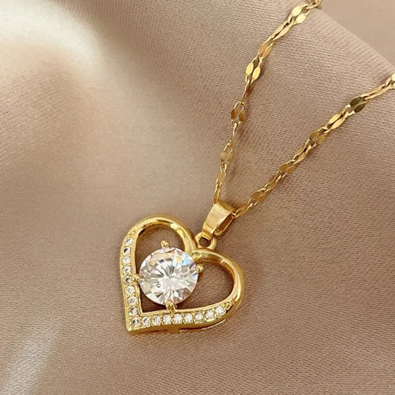 Golden Heart Necklace