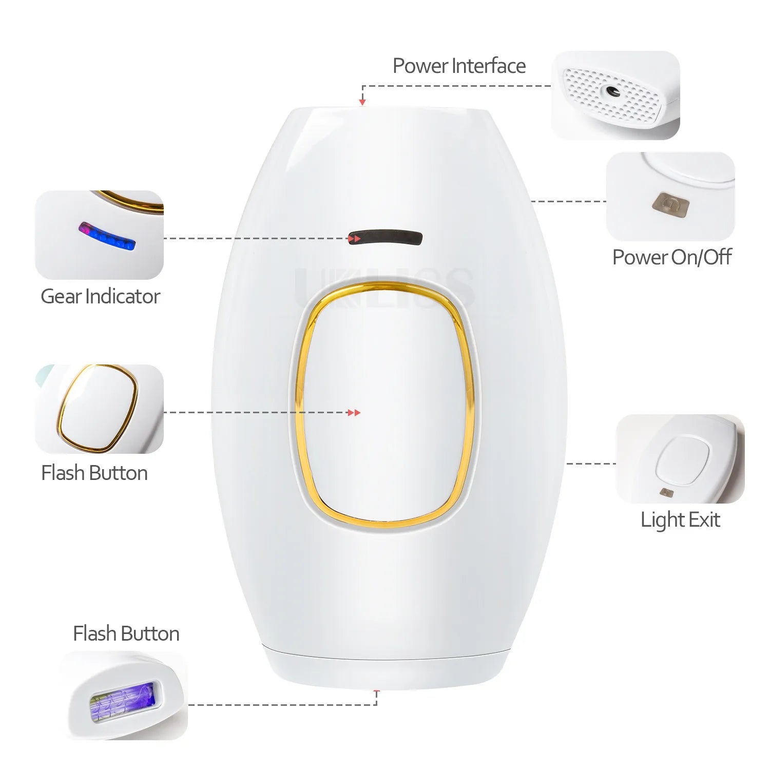 New IPL Hair Removal Laser Epilator For Women 500,000 Flash