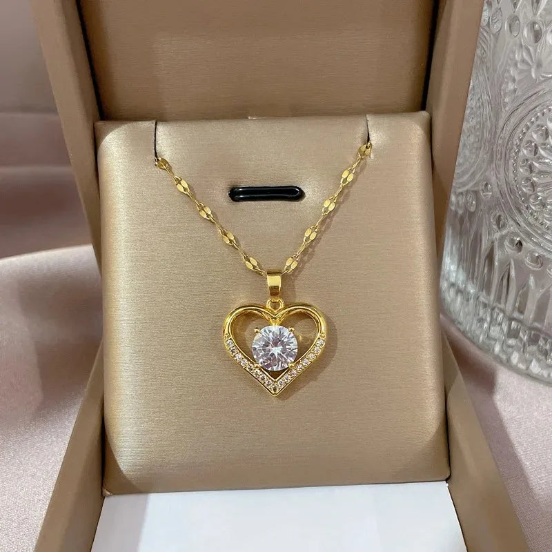 Golden Heart Necklace